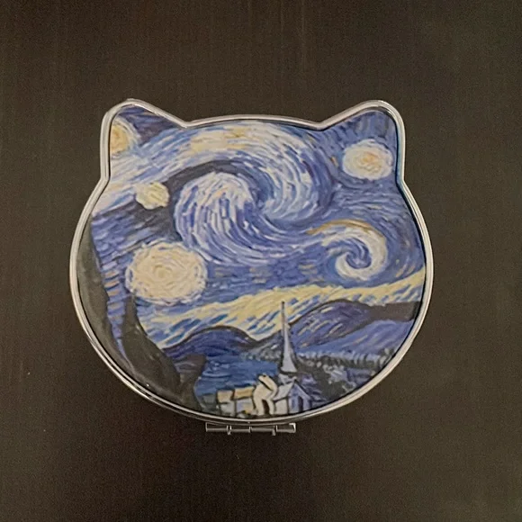 VAN GOGH STARRY NIGHT COMPACT MIRROR - Picture 1 of 4
